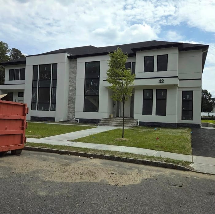 Two-story home HD Installs assessed and wired for cameras and access control